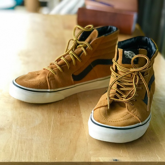 Vans Shoes - Tan High Top Vans